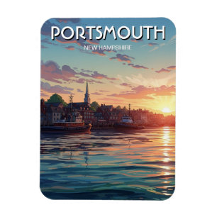 New Hampshire Portsmouth Resor Magnet