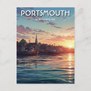 New Hampshire Portsmouth Resor Vykort