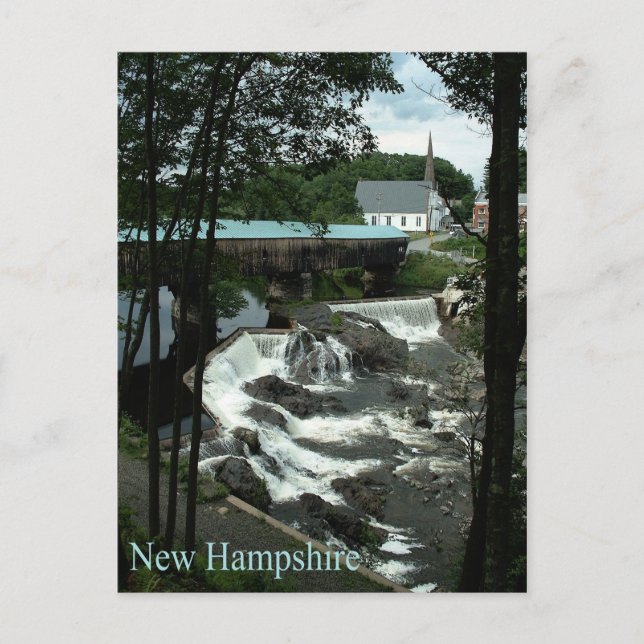 New Hampshire Postcard Vykort (Framsida)