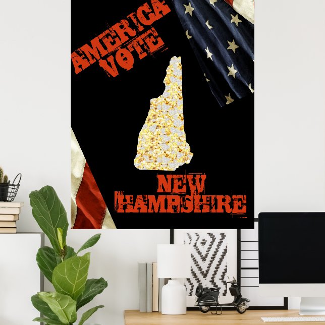 NEW HAMPSHIRE  POSTER (Hemmakontoret)