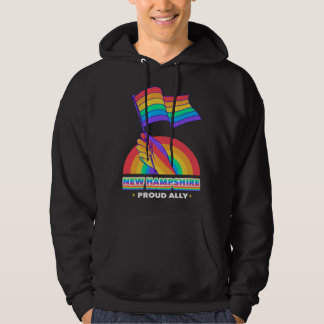 New Hampshire Proud Ally Pride Month LGBTQ LGBT Co Hoodie