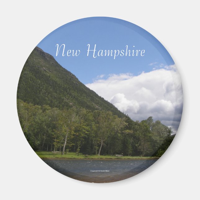 New Hampshire Refrigerator Magnet (Framsidan)