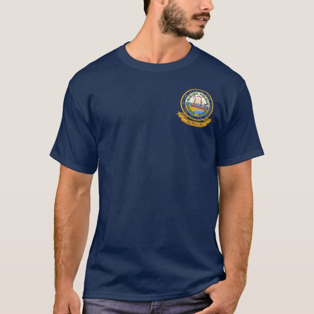 New Hampshire Seal T Shirt (Framsida)