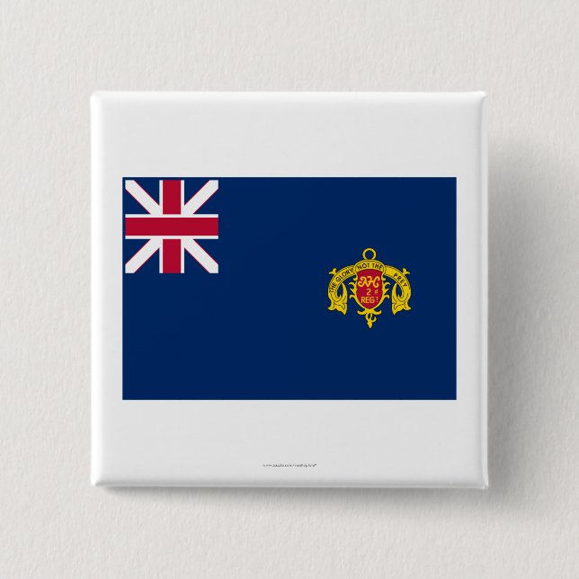 New Hampshire Second Regiment Flagga Knapp (Framsida)