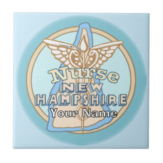 New Hampshire Sjuksköterska Caduceus Tile Kakelplatta