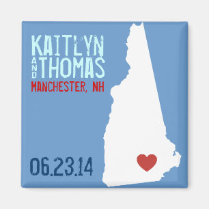 New Hampshire spara datera - anpassadestad Magnet