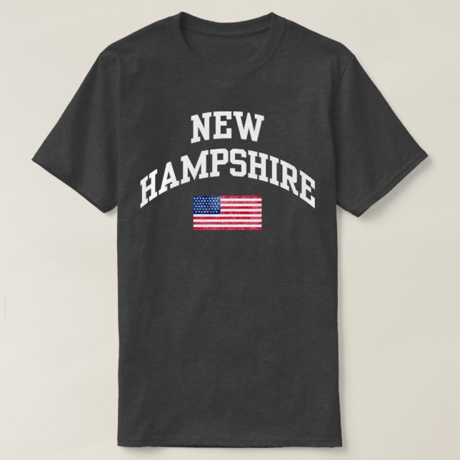 New Hampshire State3 T Shirt (Design framsida)
