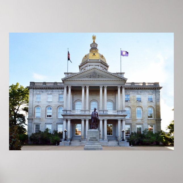 New Hampshire State House, Concord Poster (Framsidan)