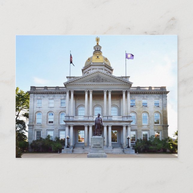 New Hampshire State House, Concord Vykort (Framsida)