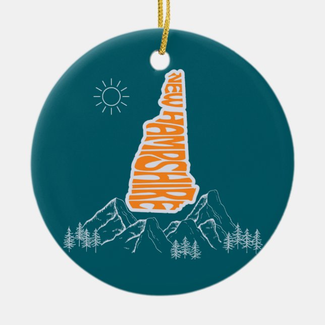 New Hampshire State Julgran Ornament (Framsidan)