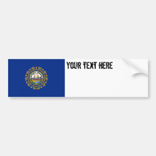 New Hampshire statlig flagga Bildekal