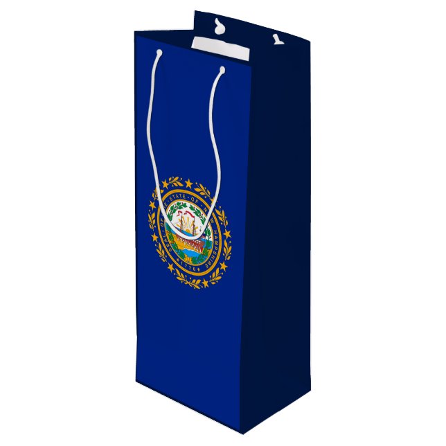 New Hampshire Statlig flagga Design (Baksidan Vinklad)