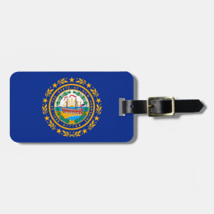 New Hampshire Statlig flagga Design Bagagebricka