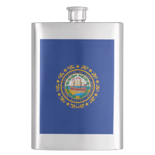 New Hampshire Statlig flagga Design Fickplunta