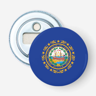New Hampshire Statlig flagga Design Flasköppnare
