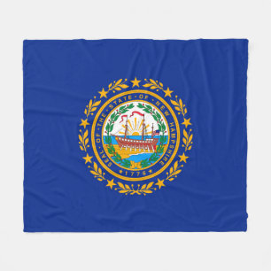 New Hampshire Statlig flagga Design Fleecefilt
