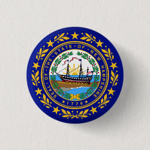 New Hampshire statlig flagga Knapp