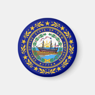 New Hampshire statlig flagga Magnet