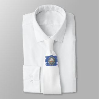 New Hampshire statlig flagga penseldrag Slips