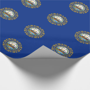 New Hampshire Statlig flagga Presentpapper