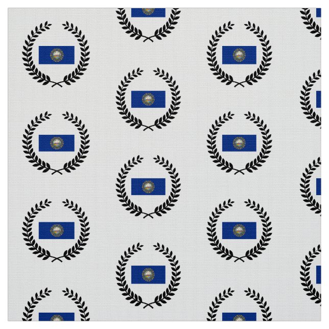 New Hampshire Statlig flagga Tyg (Provkarta)