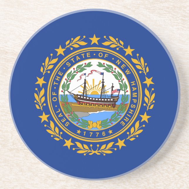 New Hampshire Statlig flagga Underlägg (Framsidan)