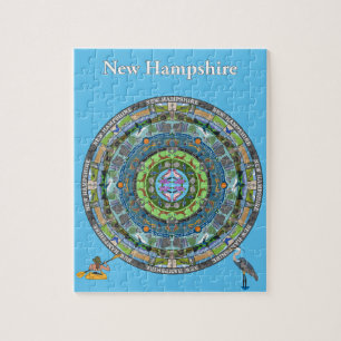 New Hampshire statligt Mandalapussel Pussel