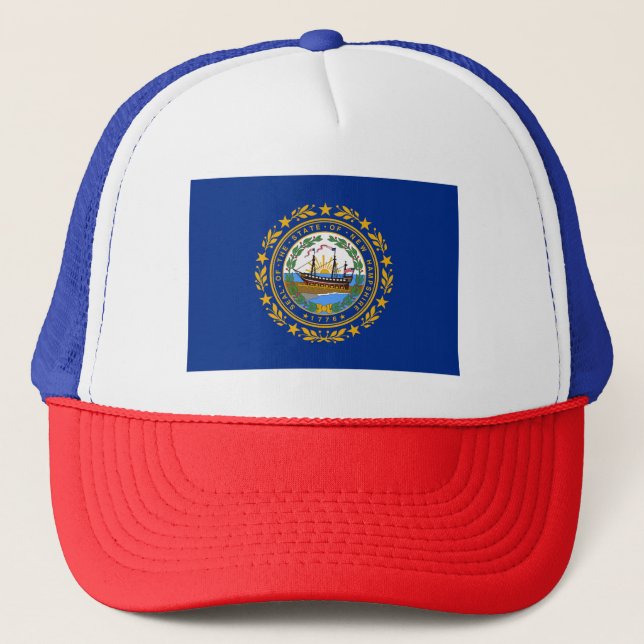 New Hampshire statsflagga Keps (Framsida)