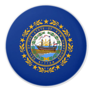 New Hampshire statsflagga Knopp