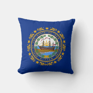 New Hampshire statsflagga Kudde
