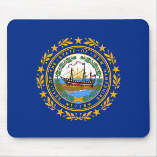New Hampshire statsflagga Musmatta