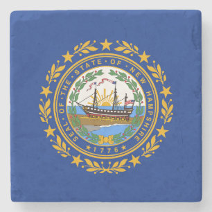 New Hampshire statsflagga Stenunderlägg