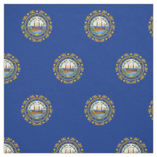 New Hampshire statsflagga Tyg