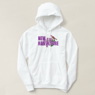 New Hampshire statssymbol Purpurfink & Syren Hoodie