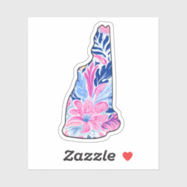 New Hampshire - Summer Sticker - Lilly Inspired Klistermärken