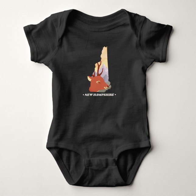 New Hampshire T Shirt (Framsida)