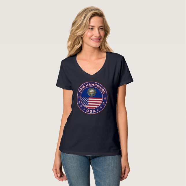 New Hampshire T Shirt (Hel framsida)
