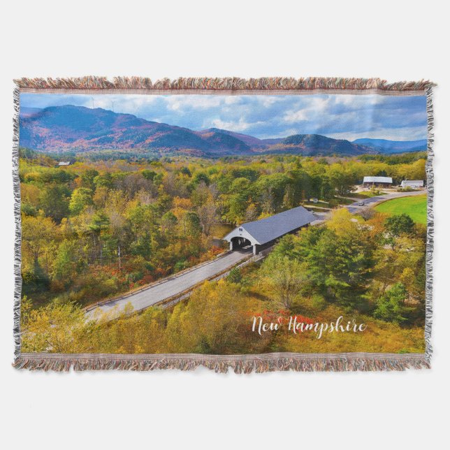 New Hampshire-täckt brygga Filt (Framsidan)