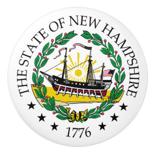 New Hampshire-tecken Knopp