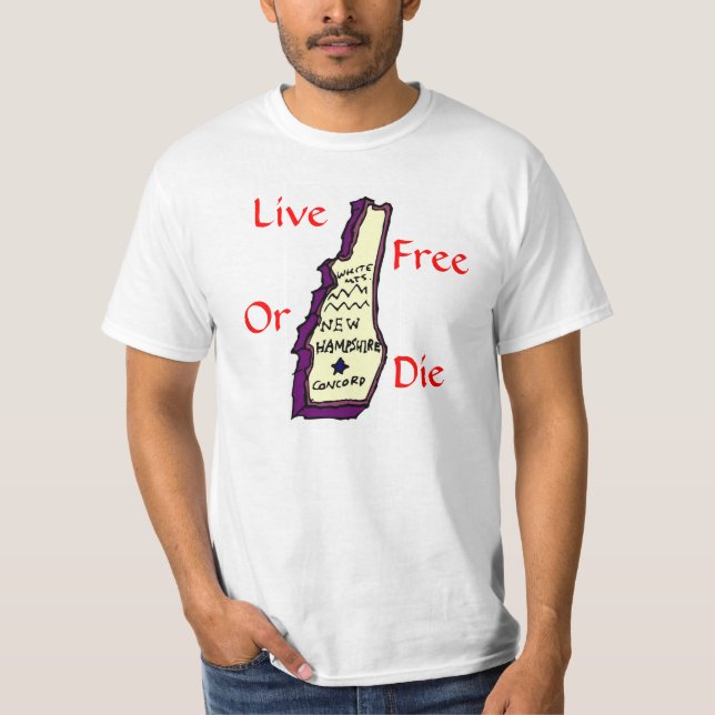 New Hampshire Tee Shirt (Framsida)