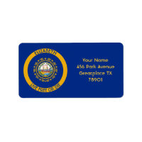 New Hampshire The Granite State Personlig Flagga