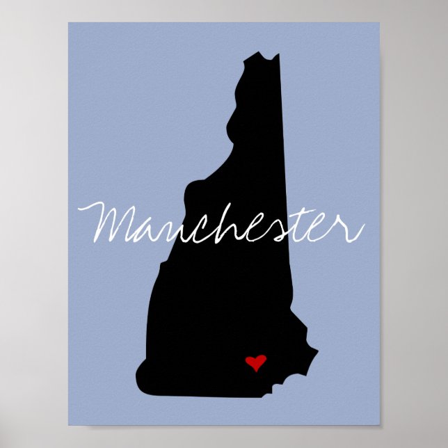 New Hampshire Town Poster (Framsidan)