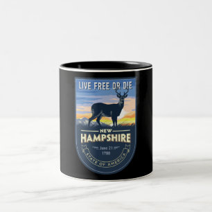 New Hampshire Två-Tonad Mugg