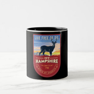 New Hampshire Two-Tone Coffee Mugg