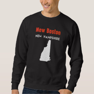 New Hampshire Usa Delstat Amerika Resa New Boston  Lång Ärmad Tröja