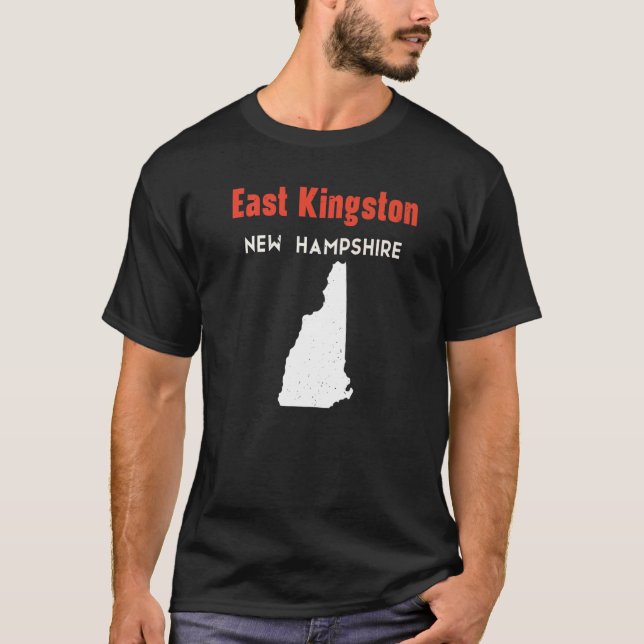 New Hampshire Usa State America Travel Öster Kings T Shirt (Framsida)