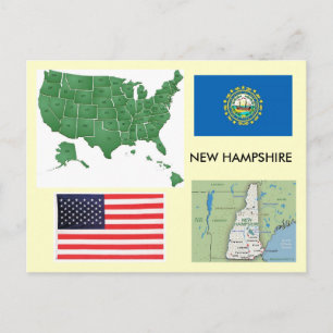 New Hampshire, USA Vykort