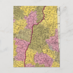 New Hampshire & Vermont Vykort