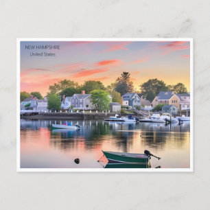 New Hampshire Vintage resor america Vykort