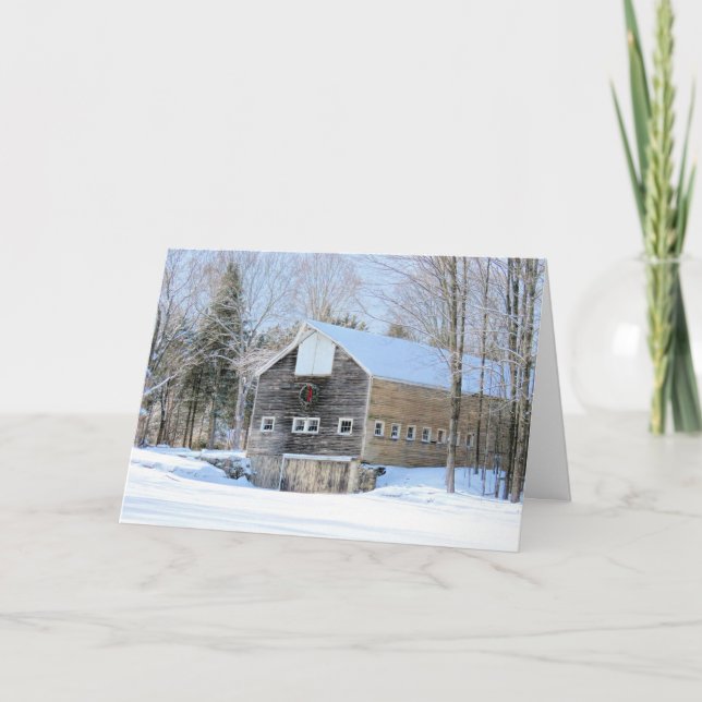 New Hampshire vintertid Kort (Framsida)